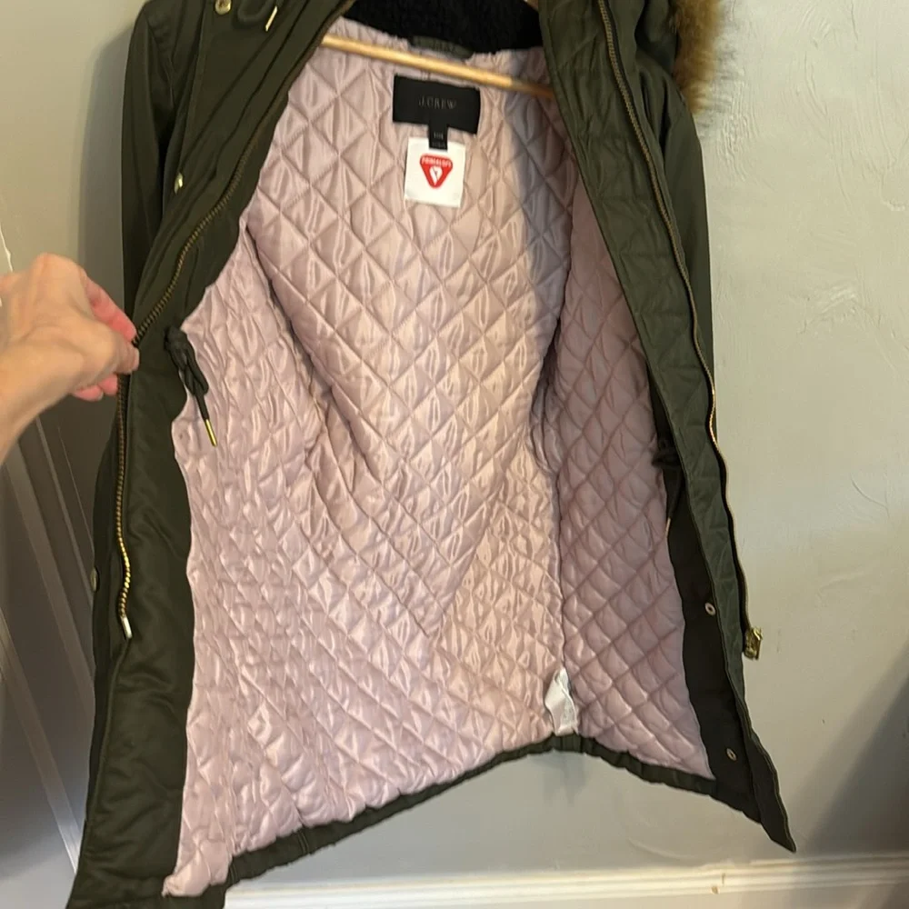 J. Crew Perfect winter parka with eco-friendly PrimaLoft®